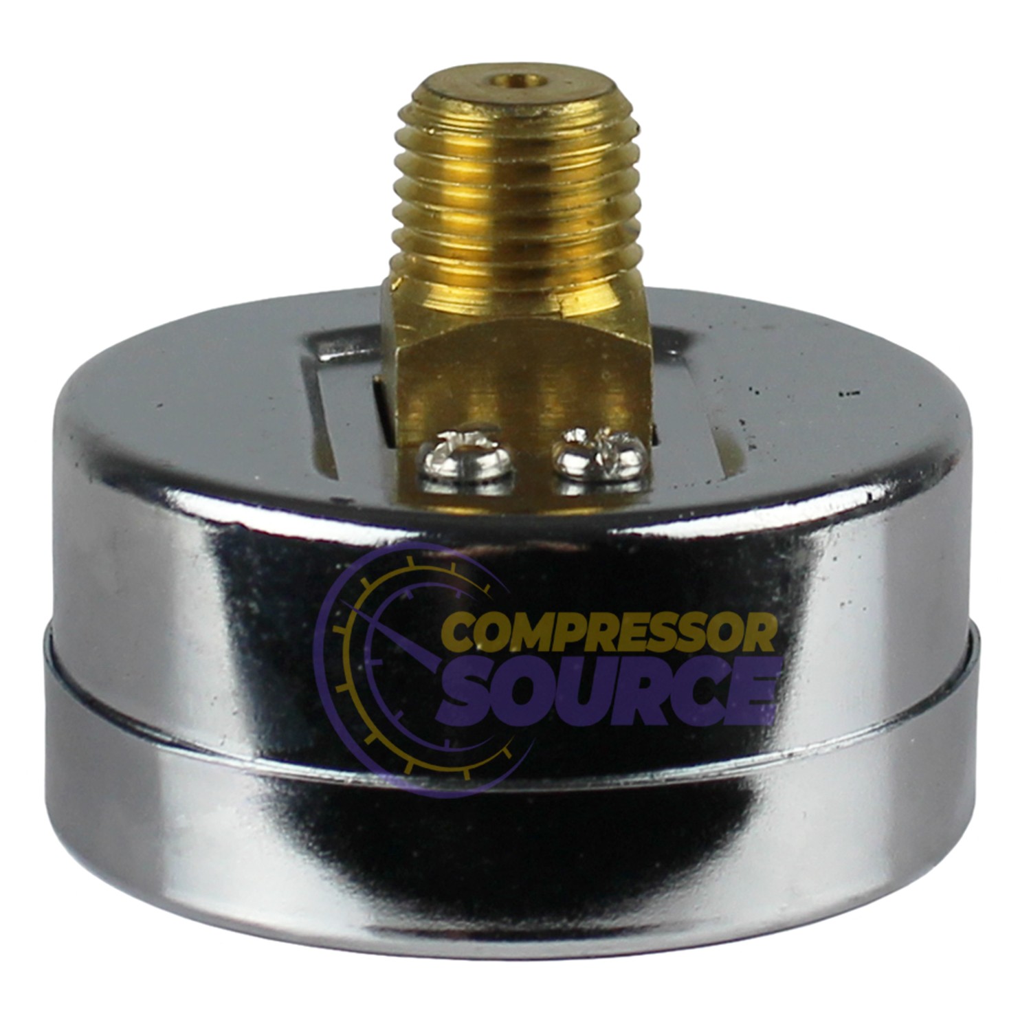 Air Compressor Pressure Hydraulic Gauge 2″ Face Back Mount 1/4″ NPT 0-200 PSI