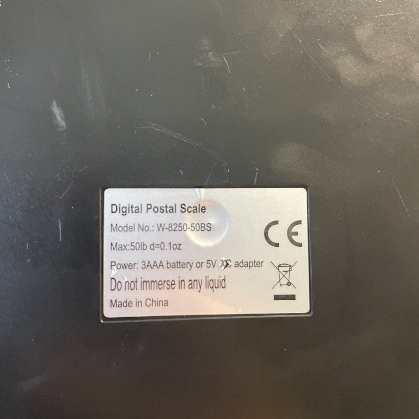 ACCUTECK All-in-1 Series W-8250-50bs Digital Postal Scale No AC Adapterdor
