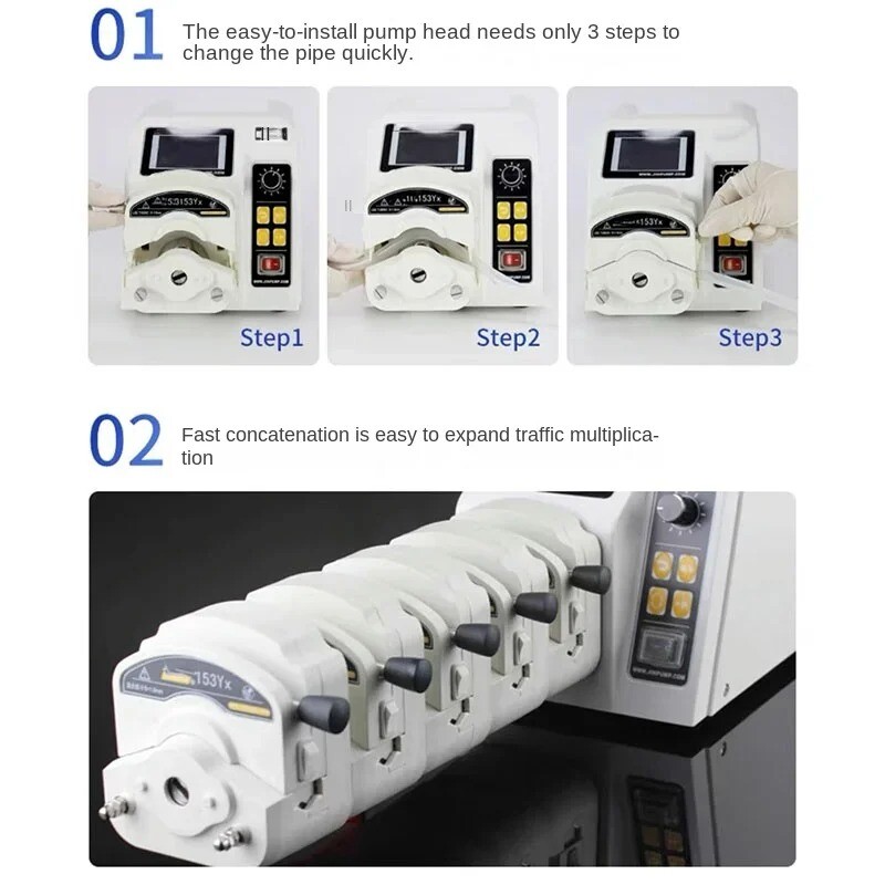 Easy To Install Peristaltic Pump Stepper Motor Speed Regulation Peristaltic Pump