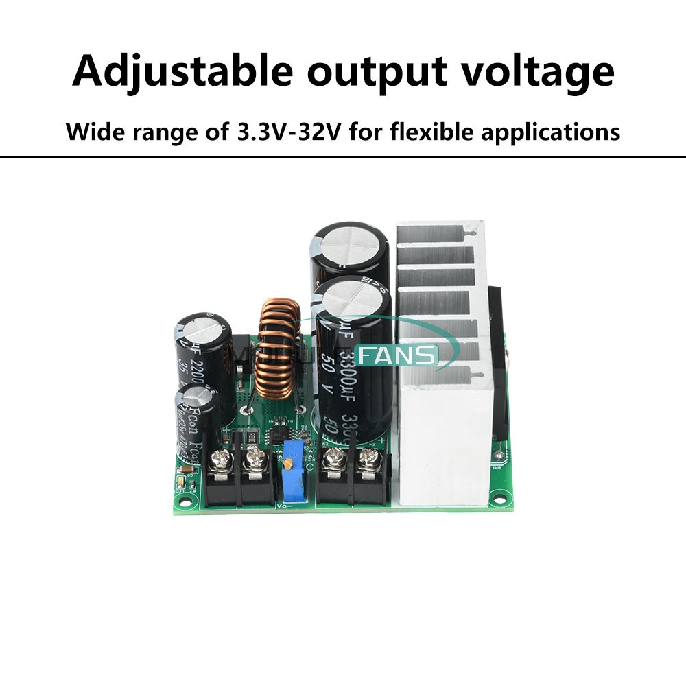 Buck Power Module Adjustable Voltage Regulator AC 5-25V/DC 8-38V To DC 3.3-32V