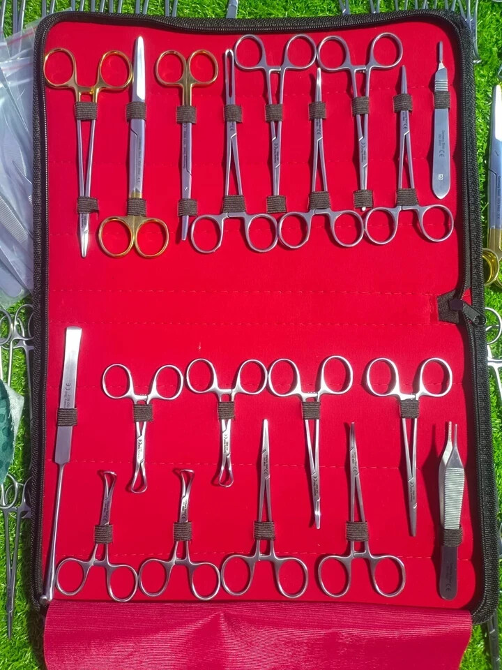 19 PCS HIGH QUALITY MADE GENRAL SURGERY INSTRUMENTS SETS