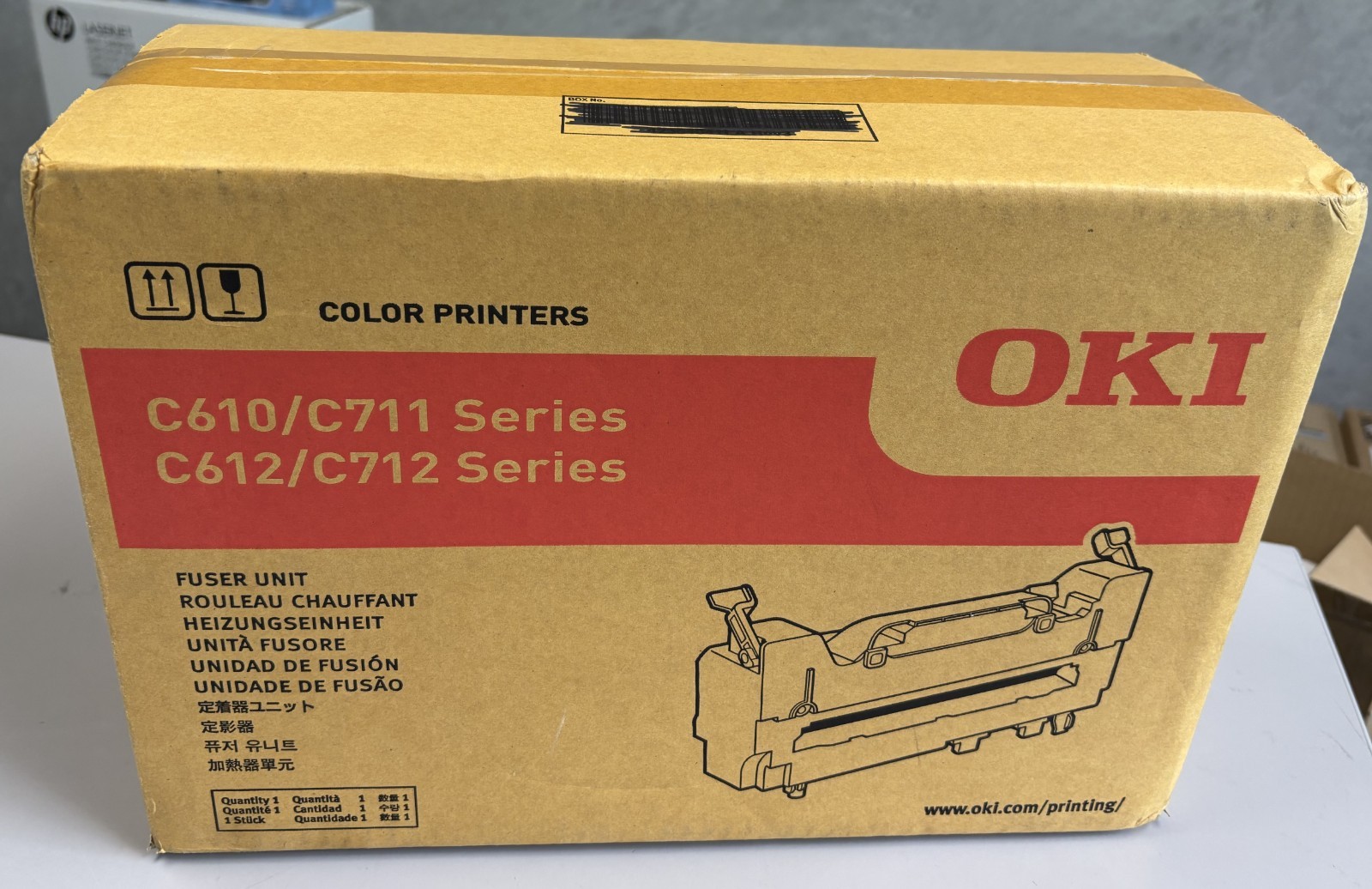 OKI Okidata Genuine C610 C711 Fuser 44289101 OEM Original C612 C712 – Sealed Box