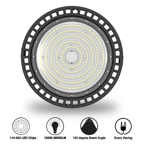150W LED UFO High Bay Light Warehouse Commercial Industrial 5000K AC 100-277V