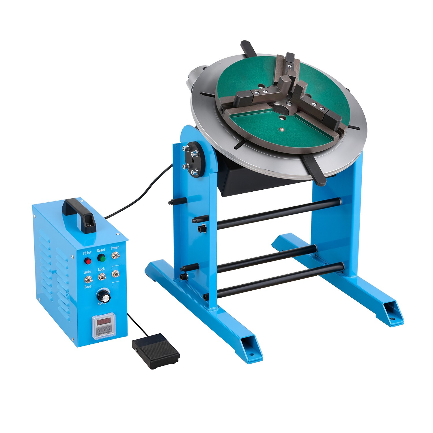 Uimoso Rotary Welding Positioner Turntable Table, 441 lbs Load, Tilt -45° to 90°