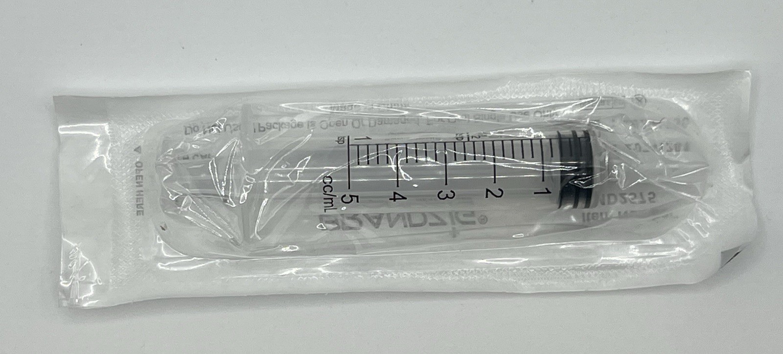 Brandzig 5ml Oral Syringe With Cap x12 Pieces. Sealed New