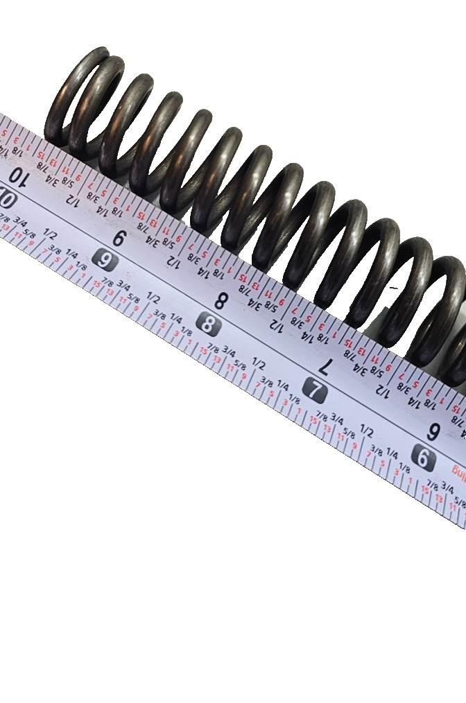 Heavy Duty Compression Spring, 10″ L, 1″ Diameter, 0.7″ ID, .2″Wire Dia, 22 Loop