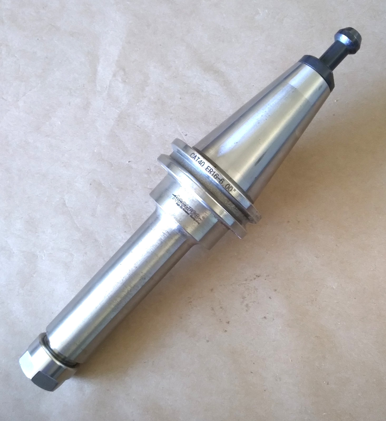 ACCUPRO CAT40 ER16-6.00″, ER16B (1-10), TOOL HOLDER, ITEM A