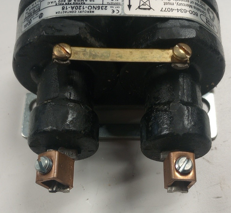 MDI 2P 35A 480V (600V RATED) NO MERCURY RELAY MODEL # 235NO-120V-18