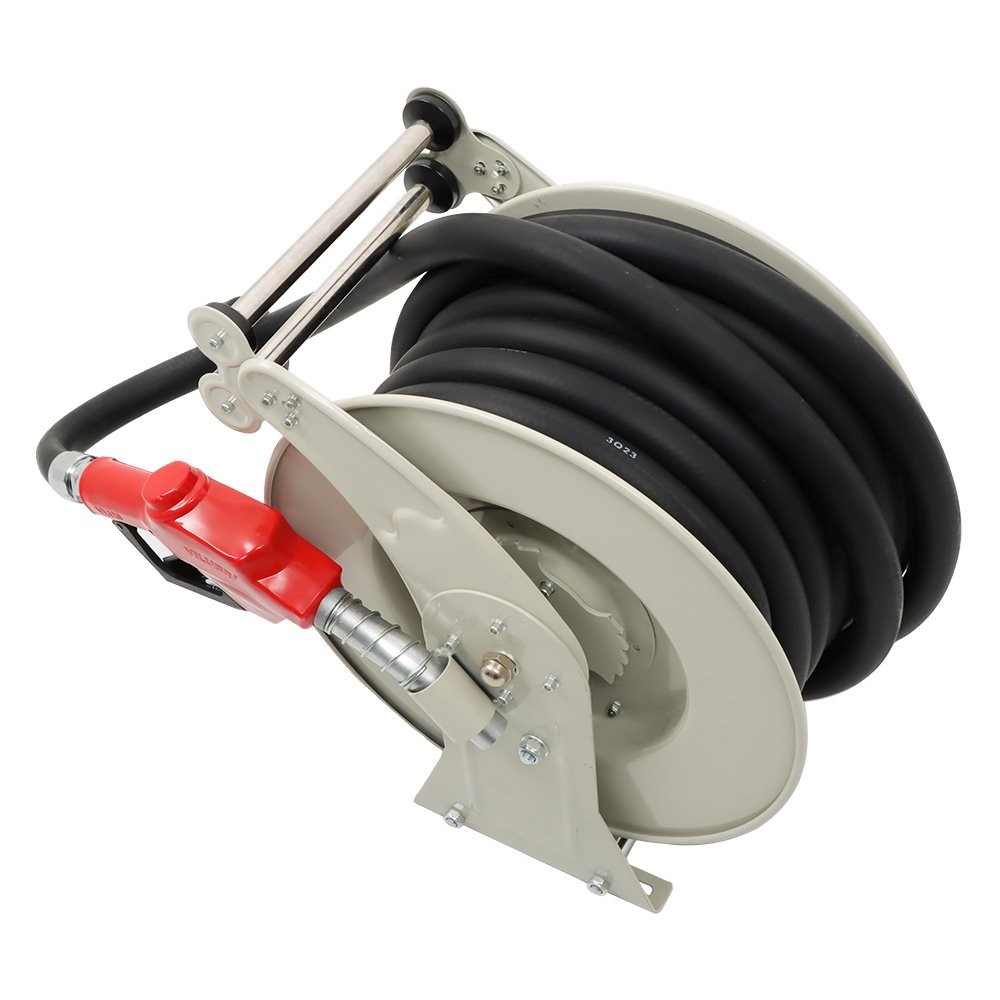 High Quality Hand Powered 1″ × 50 Feet 1 × Fuel Hose Reel With Fueling Nozzle