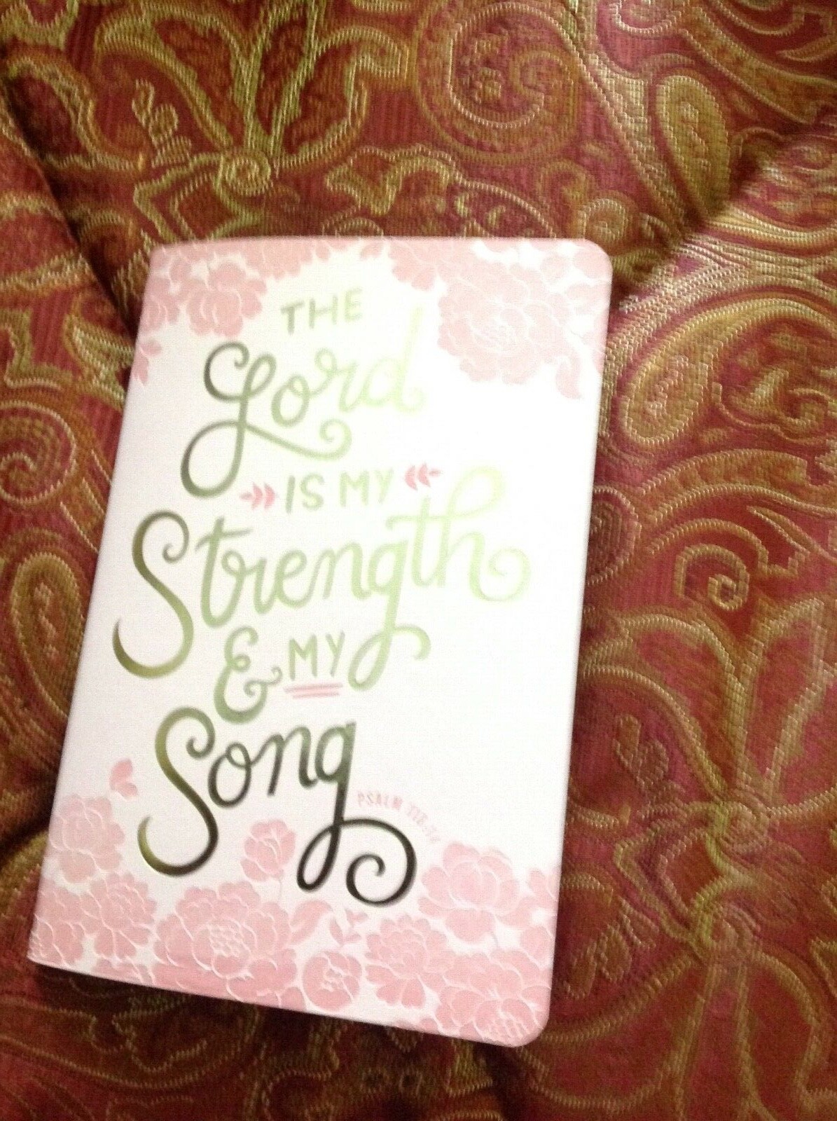 The Lord Is My Strength and My Song Journal- Beautiful cover!