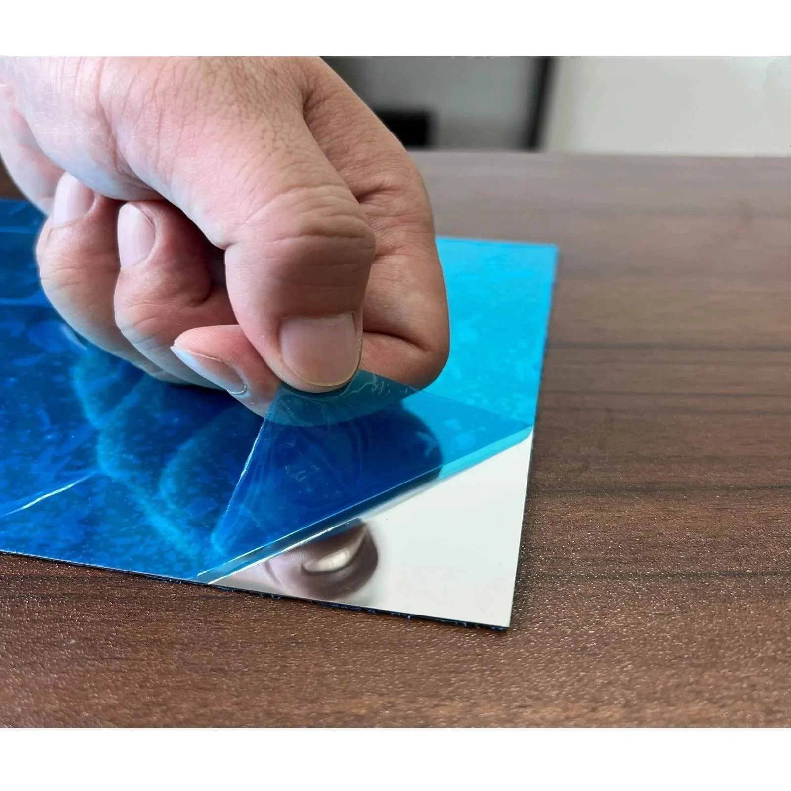 430 Stainless Steel Magnetic Mounting Plates 12 x 6 Inches 0.5mm Thick Mirror