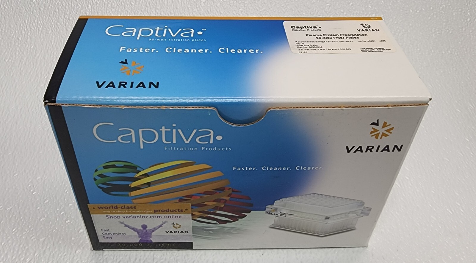 Agilent A5960045 Captiva 96-well plate, 0.45 μm pore, polypropylene filter, 5/pk