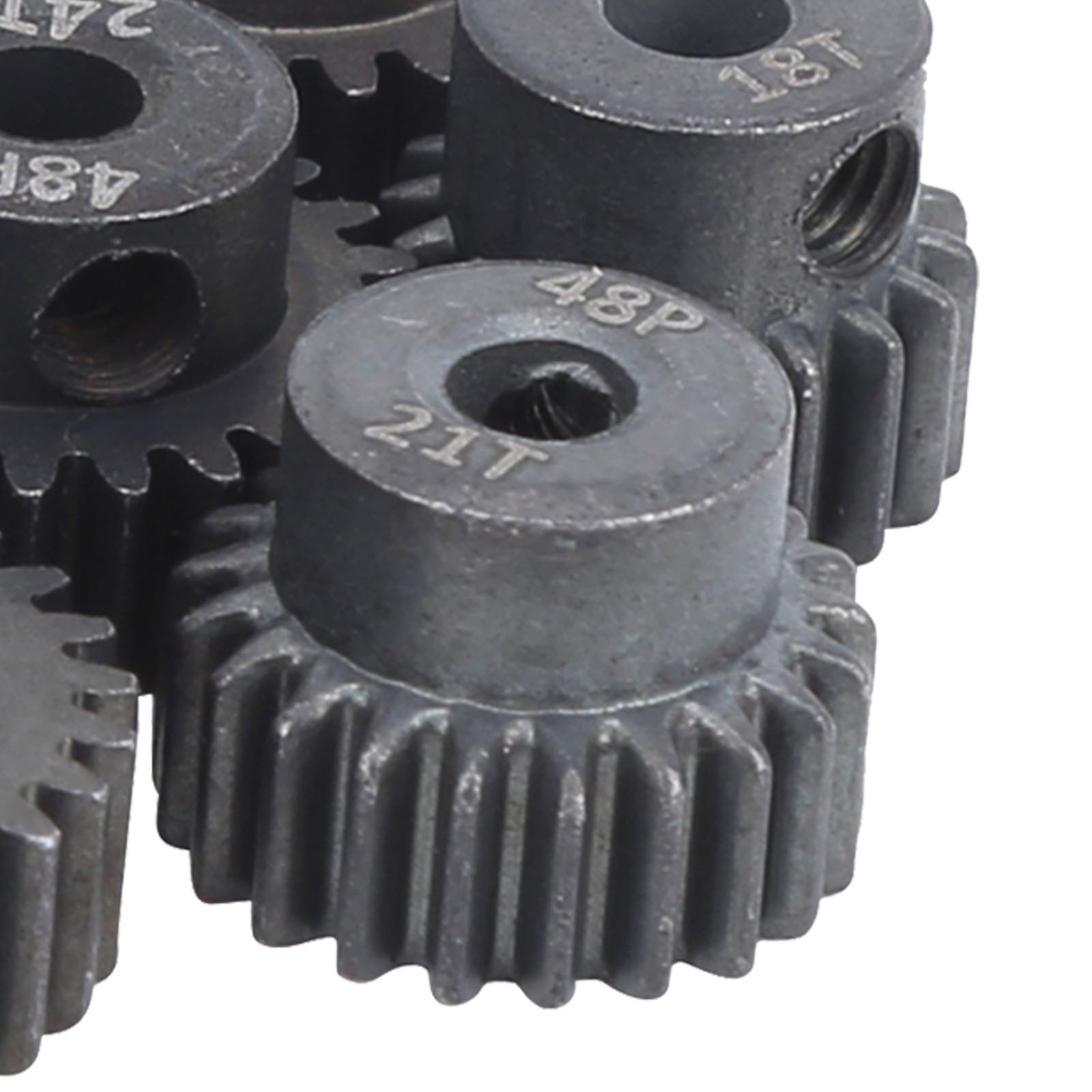 10Pcs/Set 16T‑25T 7075 48P Steel RC Car Motor Gear Pinion For 1/8 1/10 Brushless