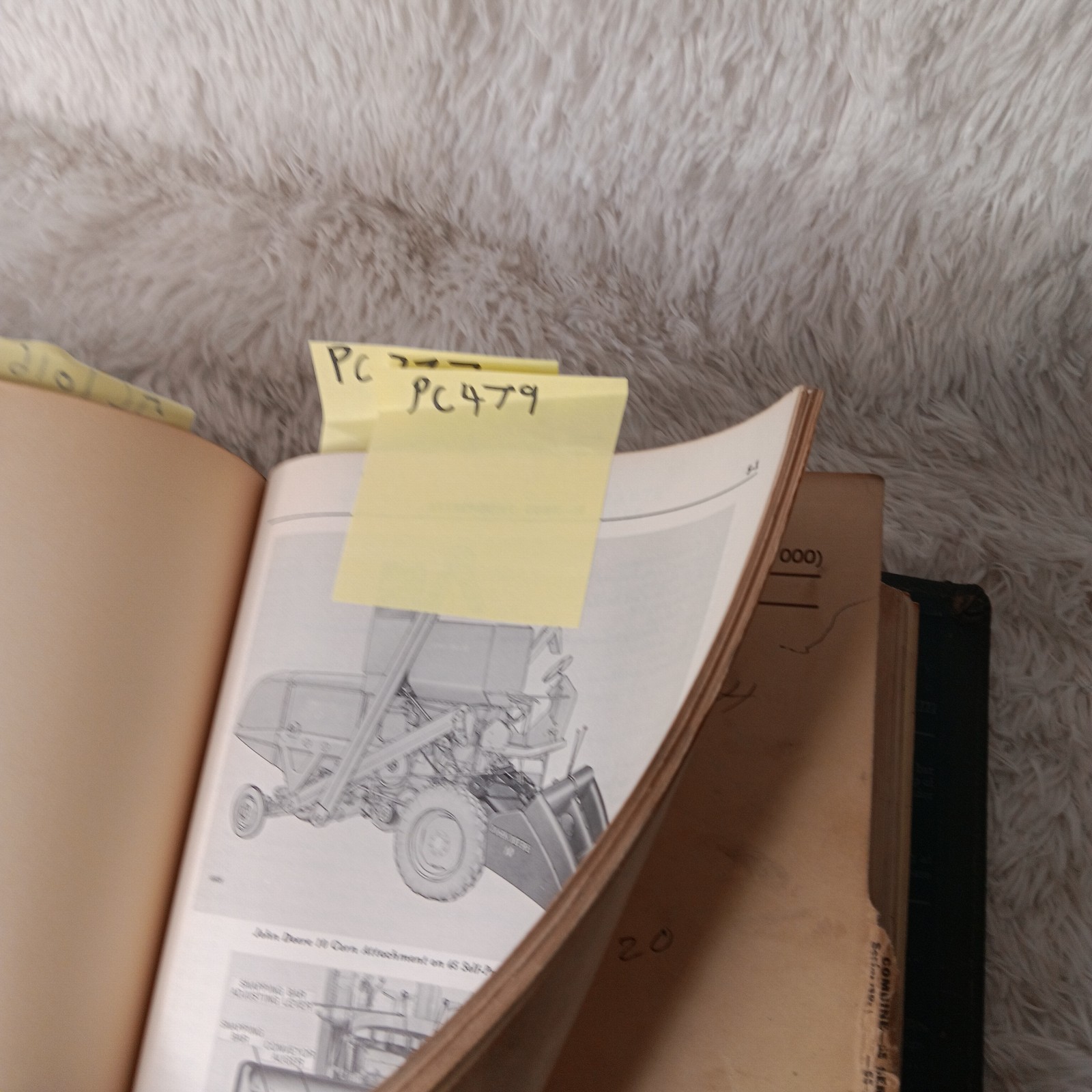John Deere 7 books in 1 Binder PC1177 PC1223 AC1016 PC433 AC1016 PC479 PC337