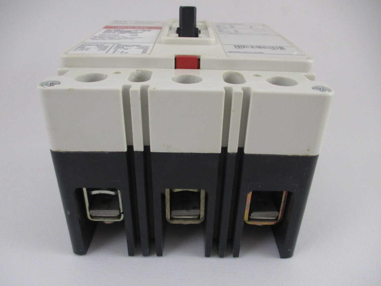 EATON HFD3020 20 AMP 3 POLE 600 VAC CIRCUIT BREAKER EXCELLENT CONDITION!!!