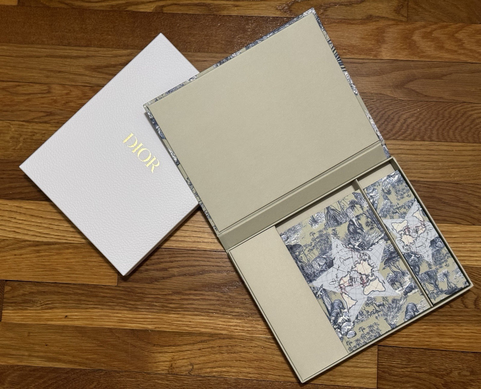 DIOR Around The World Exclusive Office Gift Set w Journal Notebook & Pencils Set