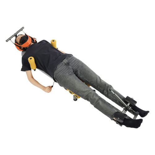 Traction Table Cervical Lumber Spine Back Stretcher Traction Bed 150kg/330.7lbs