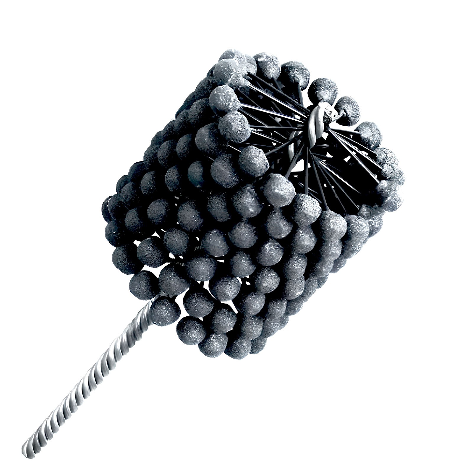 3-3/4″ Bore Flexible Engine Cylinder Hone Ball Brush 240 Grit Silicon Carbide