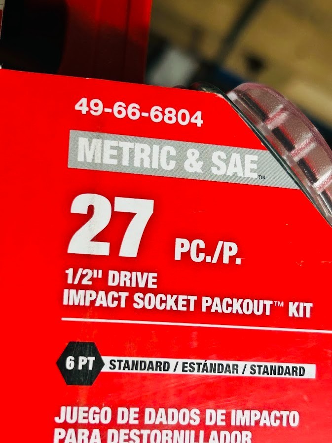 Milwaukee 1/2 in. Drive SAE & Metric Impact Socket Set with PACKOUT 27-Piece