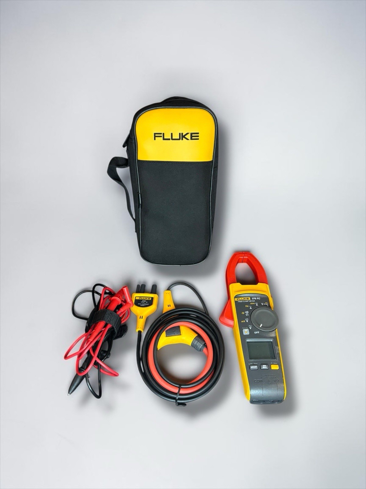 Fluke 376 FC TRMS 1000A AC/DC Clamp Meter w/ iFlex i2500-18