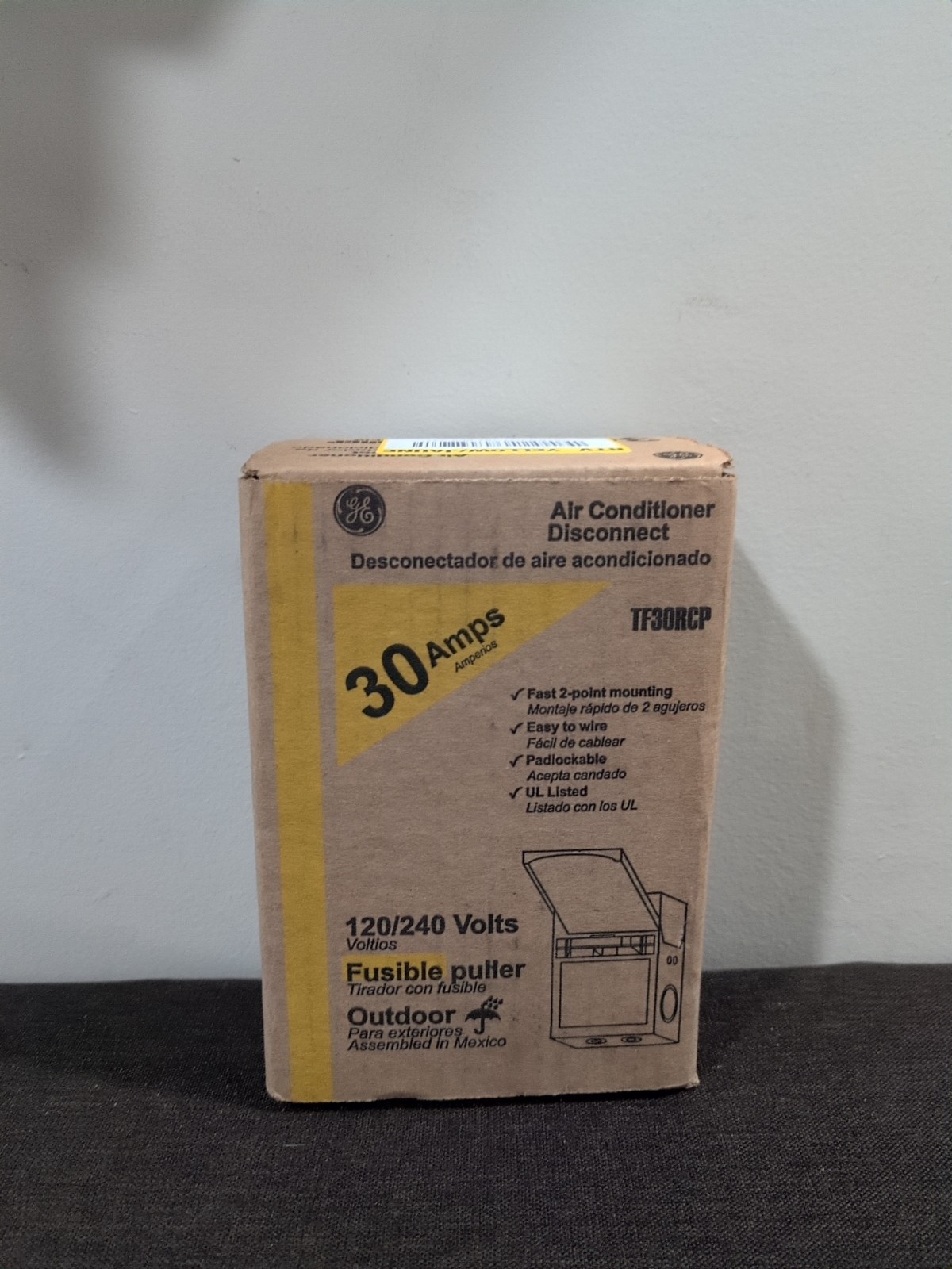 GE AC Disconnect Outdoor Switch 30A 120/240V TF30RCP
