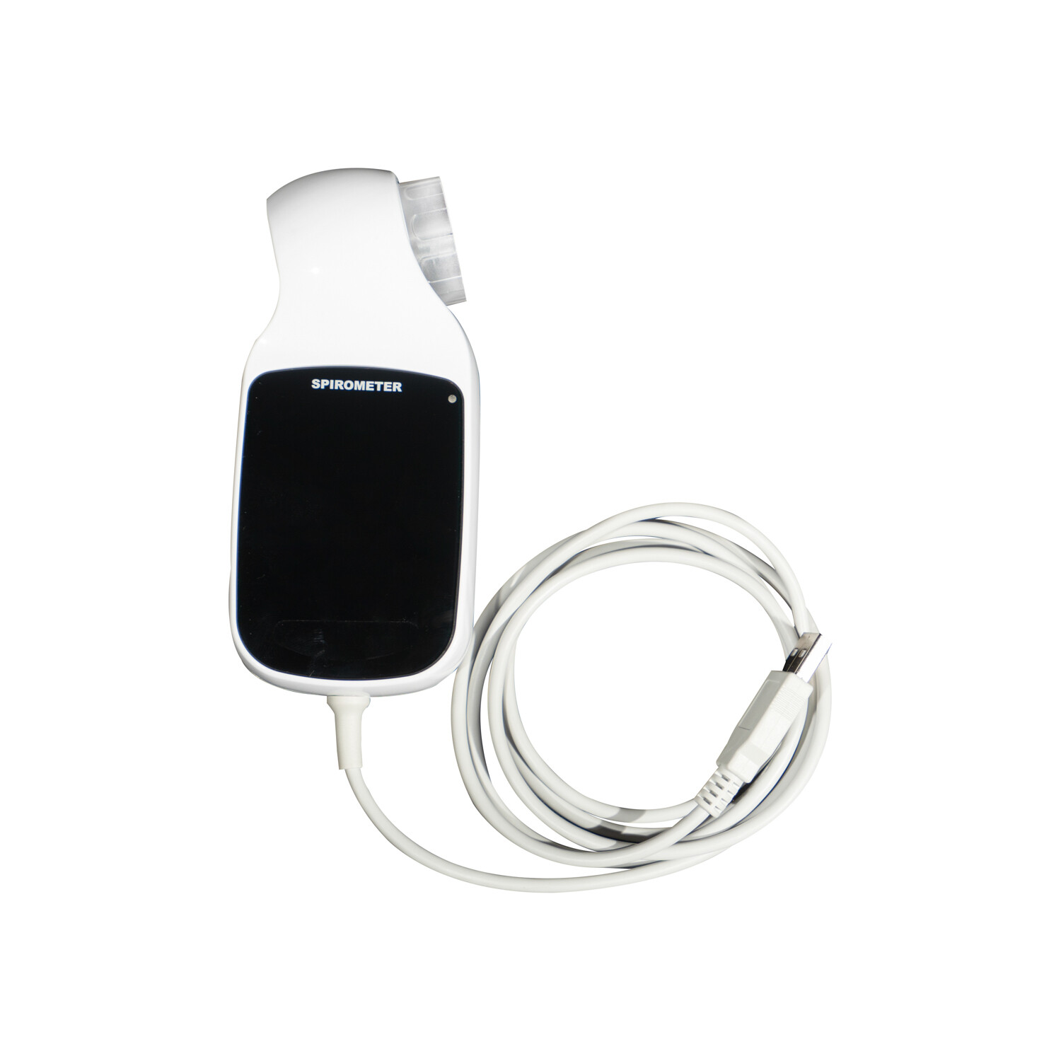 Handheld Spirometer Touch Screen Pulmonary Function Spirometry FVC+Printer