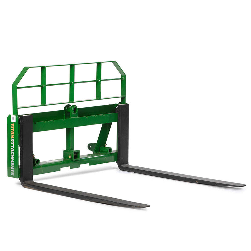 Titan Attachments Pro Series Global Euro Pallet Fork Frame with 48″ Fork Blades