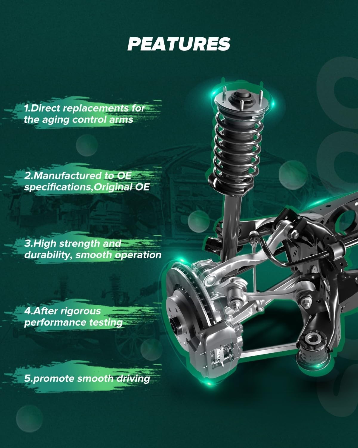 8pcs Control Arm for GL320/350/450/550 ML320/350/450/500/550 2006-2012