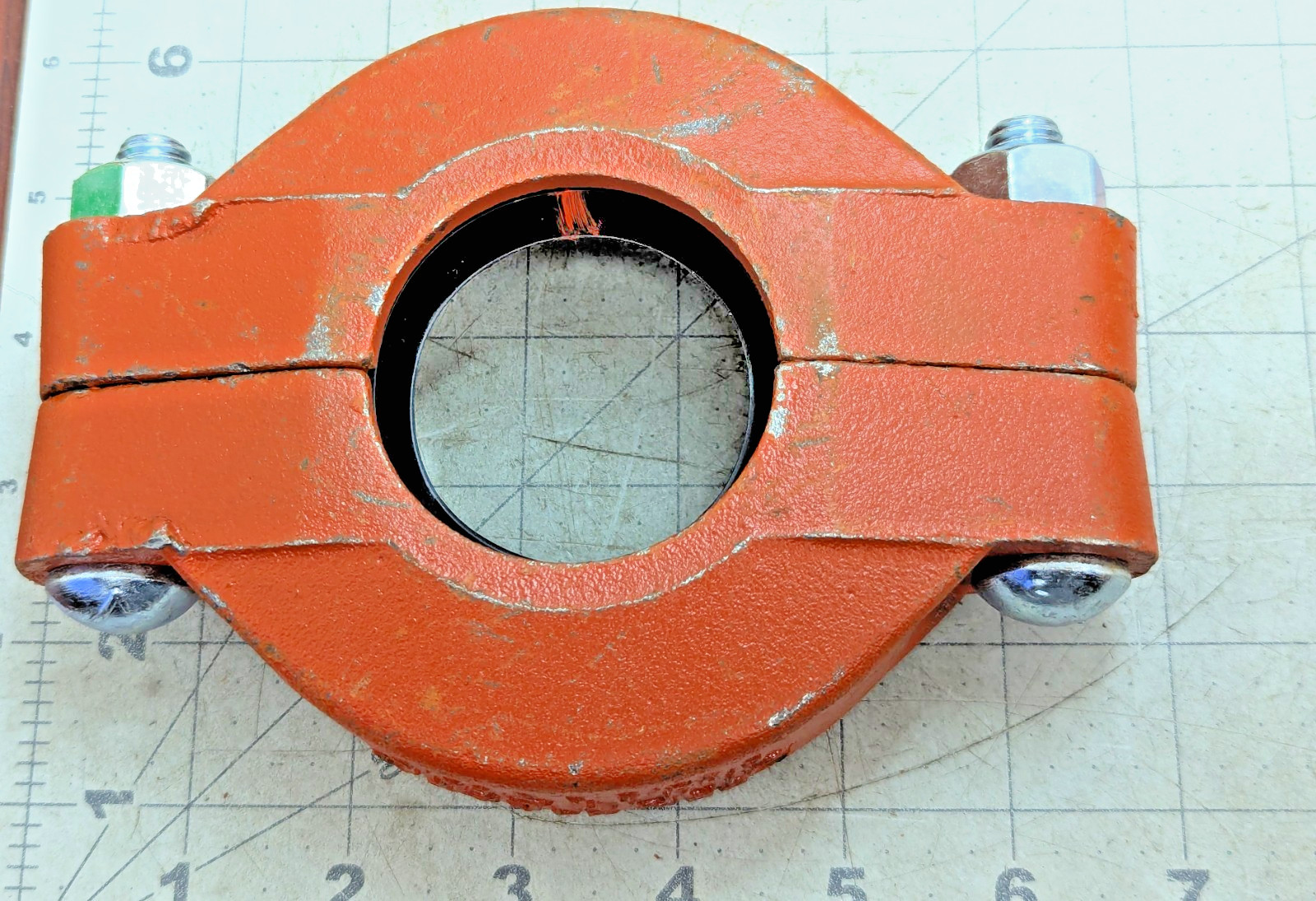 3” x 2” Victaulic FireLock™ Style 750 Painted Grooved Reducing Coupling [Z4FL]