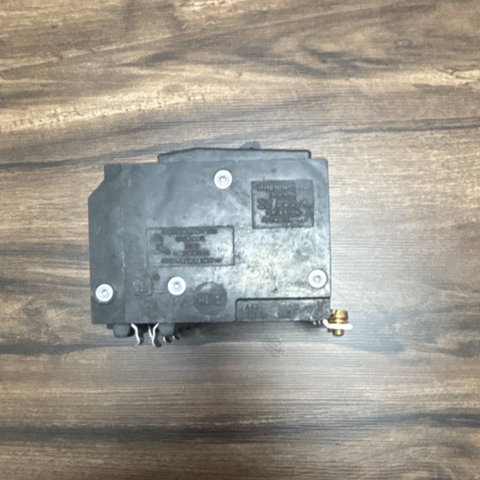 Square D 60A 3-Pole Circuit Breaker 240V Black Analog/Mechanical On/Off