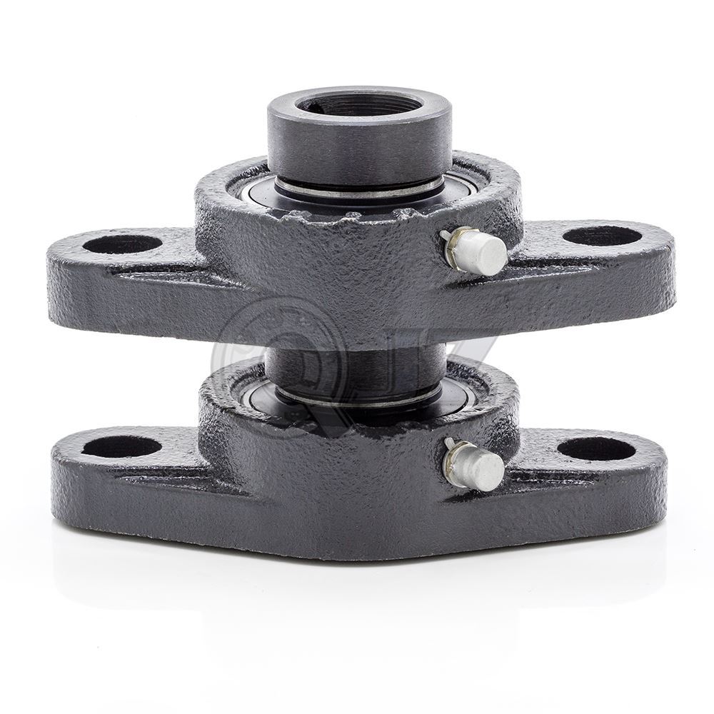 2x 1.875 in 2-Bolts Flange Cast Iron UCFL210-30 Mounted Bearing UC210-30+FL210