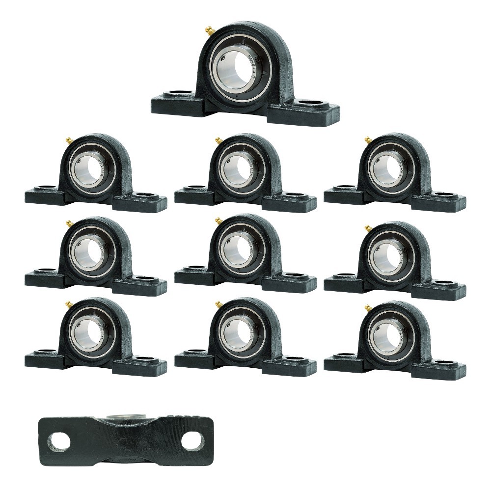 UCP204-12 Pillow Block Bearing 3/4″ Bore, 2-Bolt, Self-Aligning Solid Base Qty10