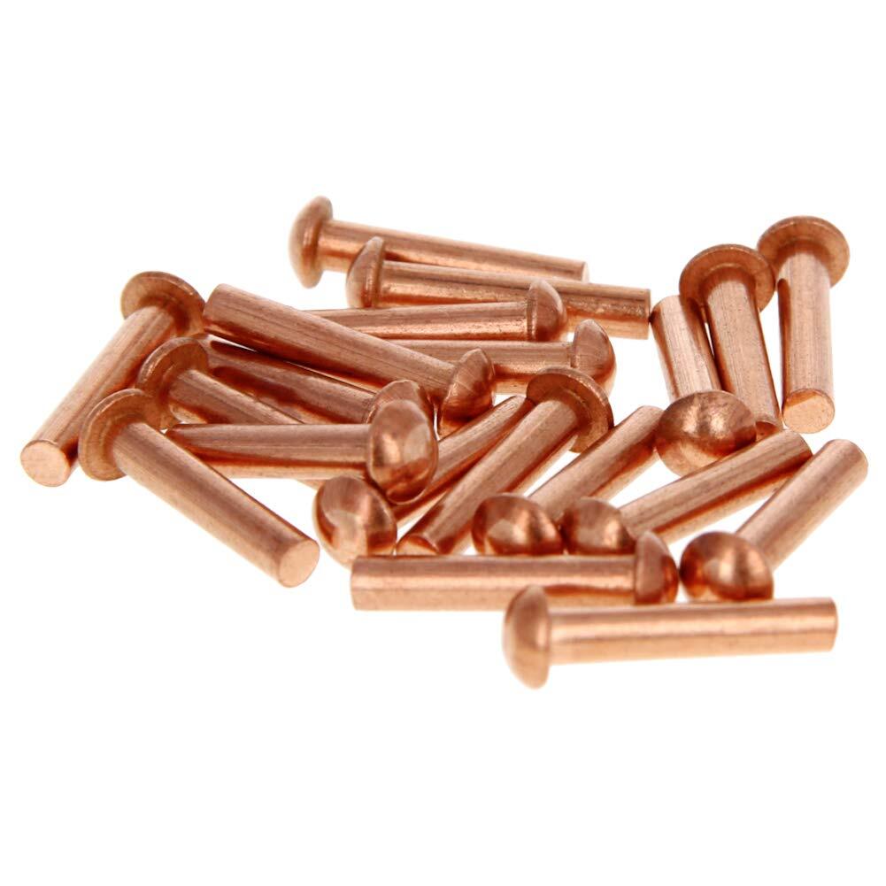 Solid Copper Round Pan Head Rivets DIN660 Nut Hammer Rivet M1.5 M2 M2.5 M3 M4-M8