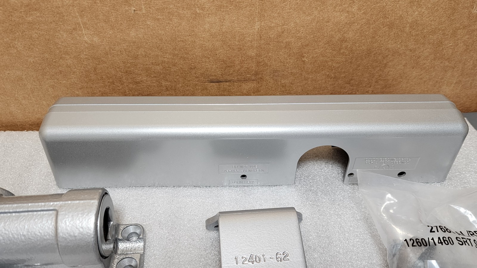 LCN 1461DEL Surface Mounted Door Closer W/Template Instructions TBWMS Alum Rw/Pa