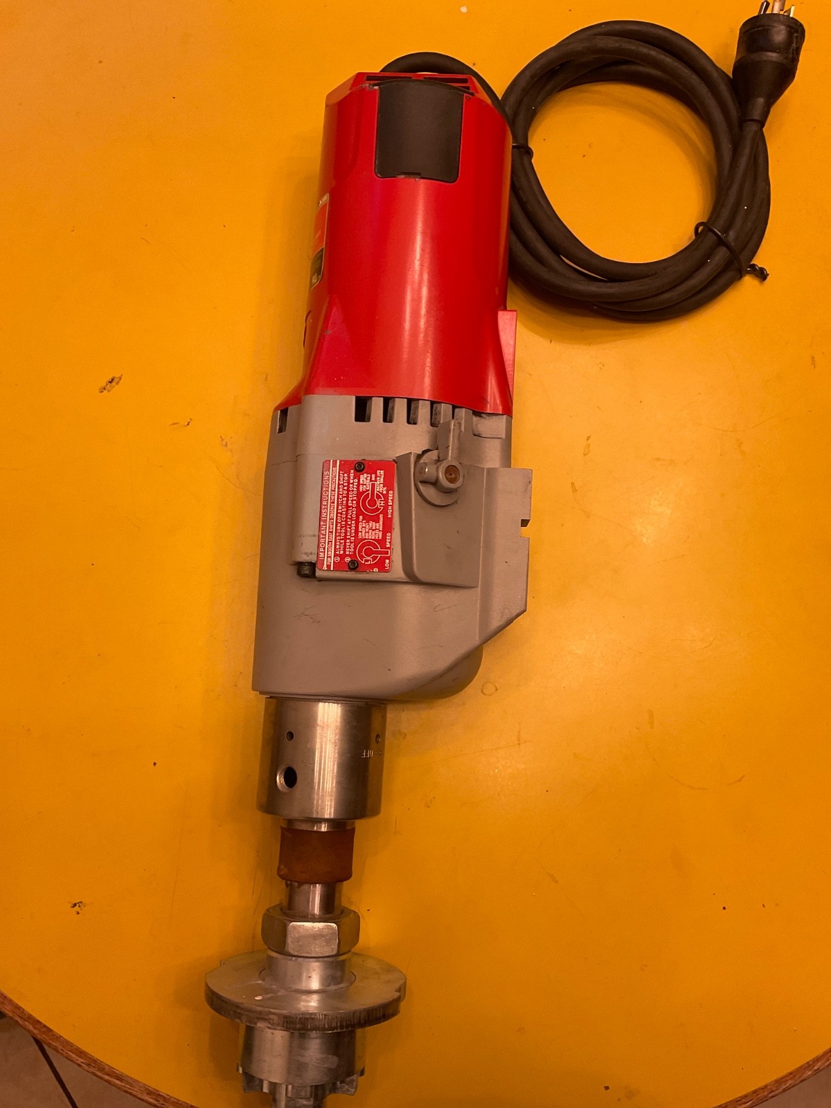 Milwaukee 4004 20LC 120Volts ac 20 amps 2speed Core Drill Motor