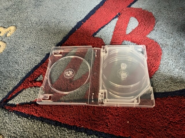 1 Top Quality Super Clear 27mm 5 Disc DVD Cases,Booklet Clips DB27-5C FREE SHIP