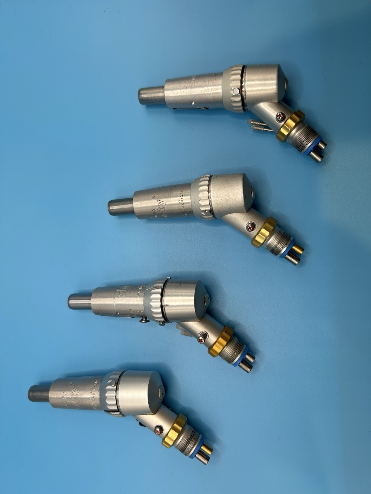 4 Pack Midwest Shorty 2 Speed Dental Air Motor Refurbished Tested 6Mo Warranty