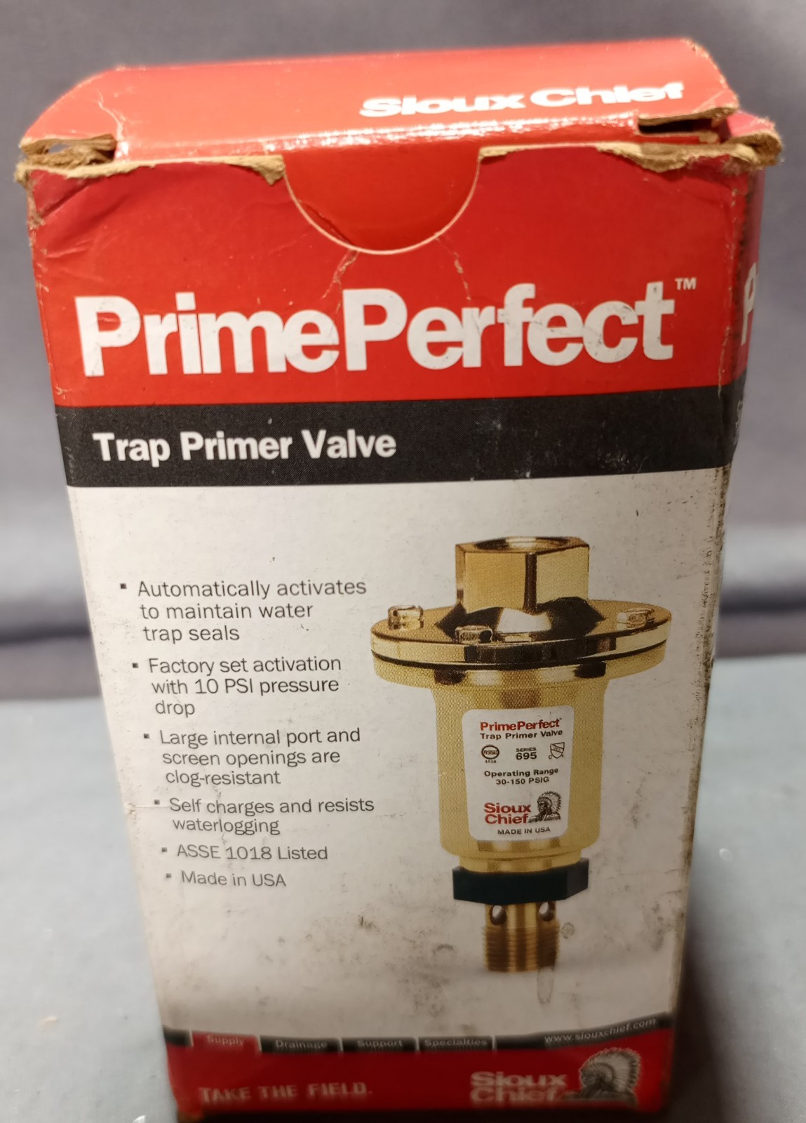 Sioux Chief Prime Perfect Trap Primer Valve 695-01