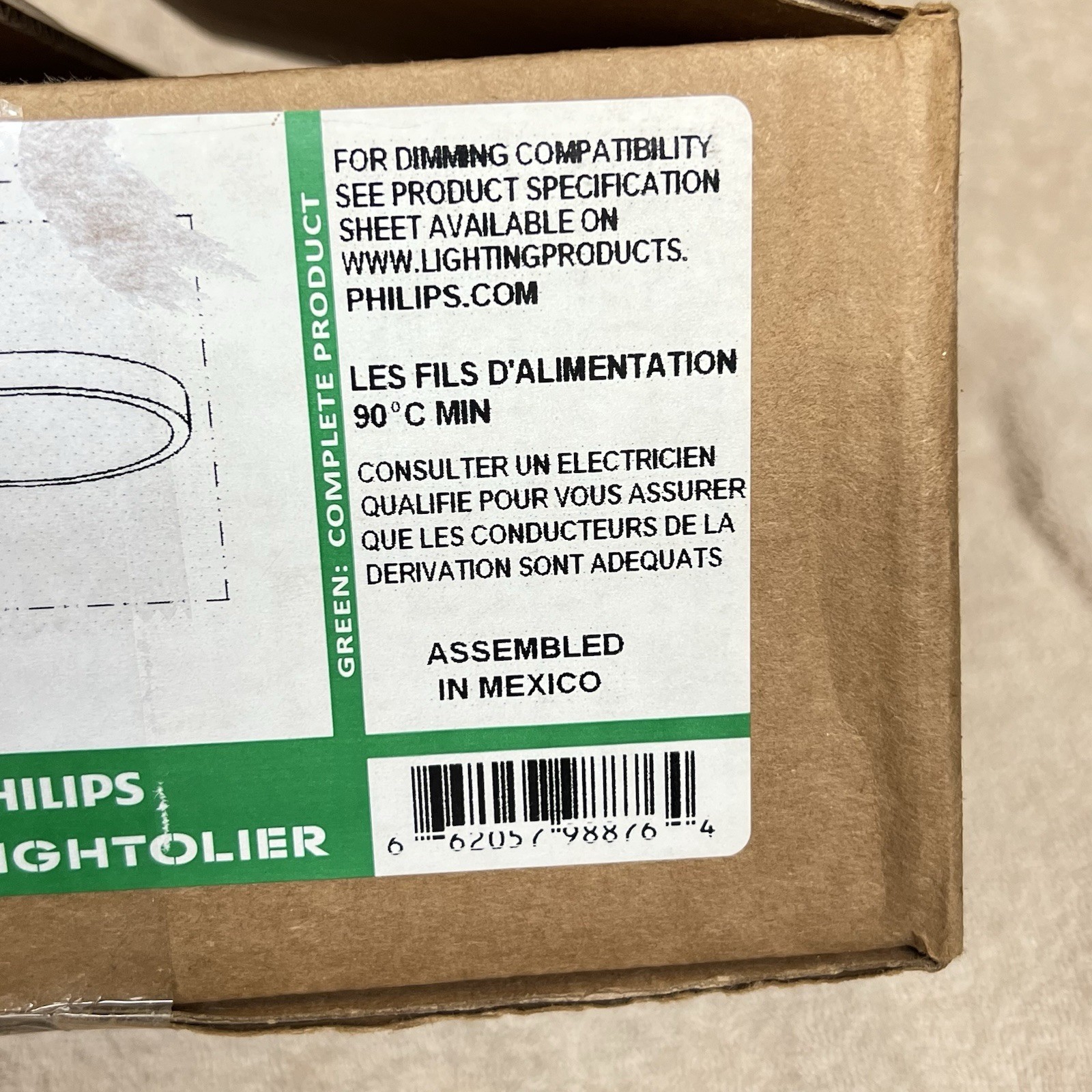 Philips Lightolier 7″ ROUND SURFACE MOUNT27K, 90CRI, 120V MATTE WHITE S7R927K10
