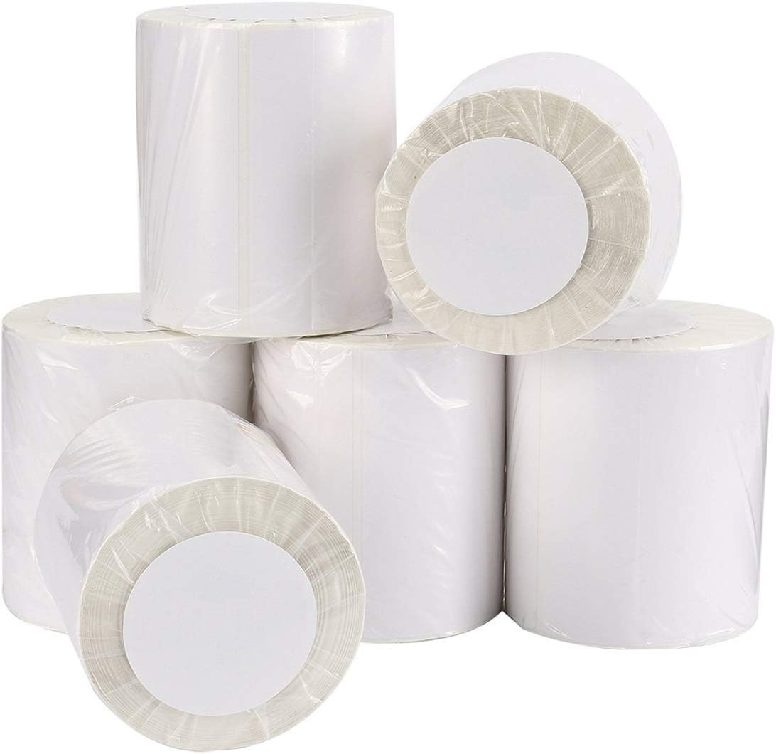 4″x6″ Direct Thermal Shipping Labels 250/Roll 450/Roll 500/Roll for Zebra Rollo