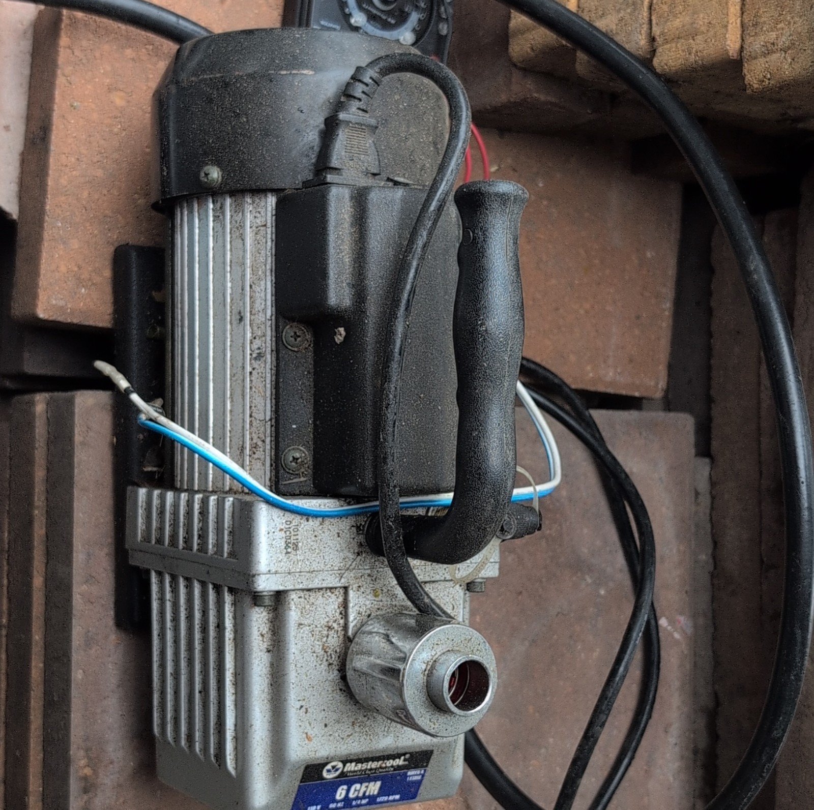 Mastercool 90066-A 6 CFM 1/4 HP 110V Evacuation Vacuum Pump, Vacuum Pump Type