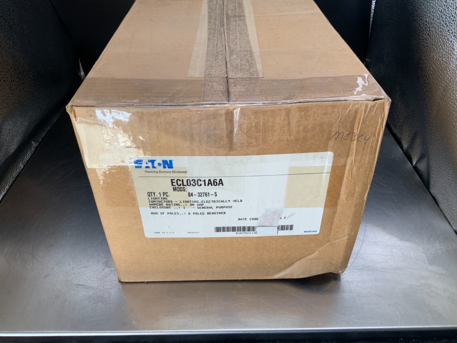 Eaton ECL03C1A6A Electrically Held Lighting Contactor 30a