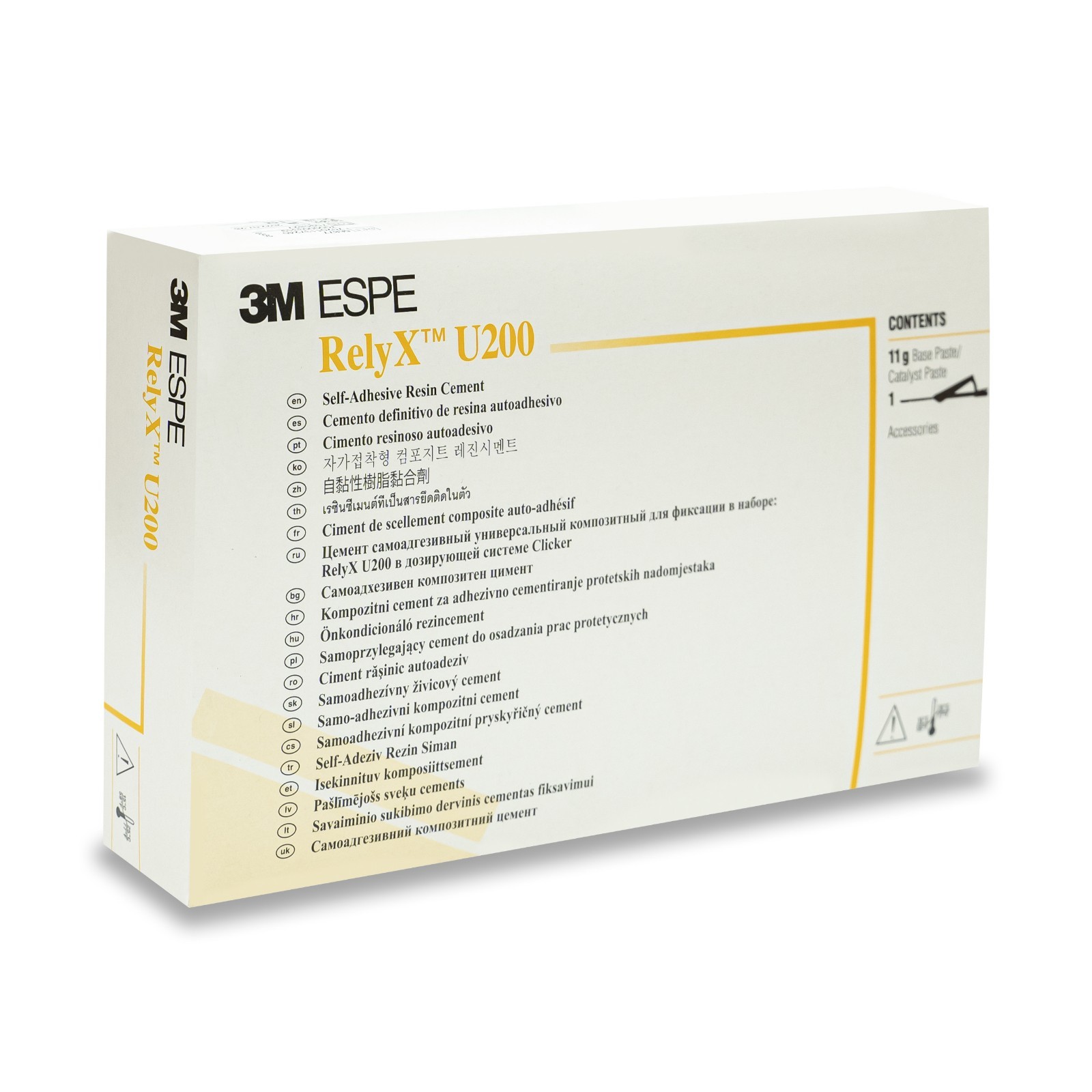 3M ESPPE Relyxx U200 Self-Adhesive Resin Cement Shade TR (Free Ship)