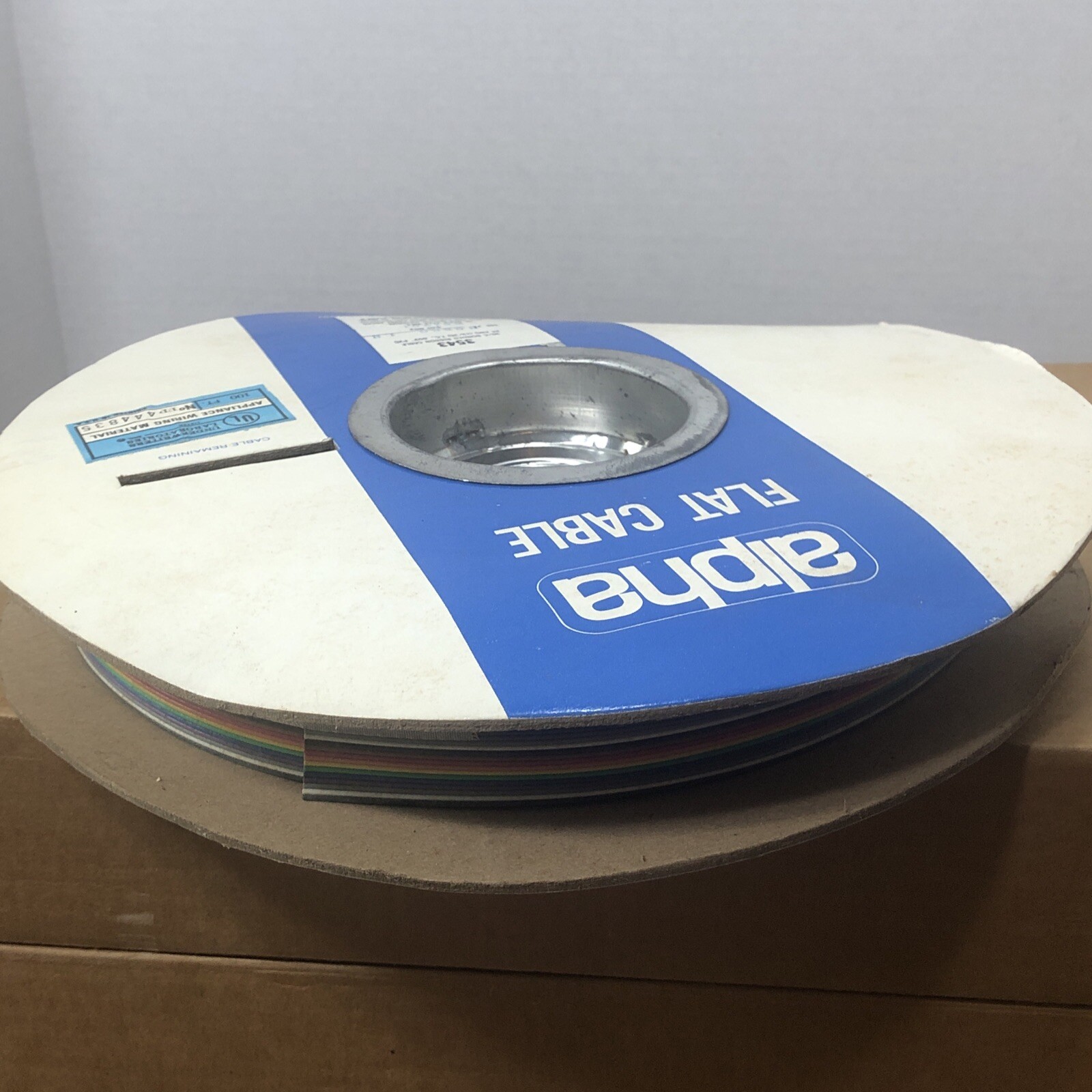 Alpha Flat Bonded Cable Ribbon 3543 30 Conductor 24AWG (19/36) 100ft 30.5M