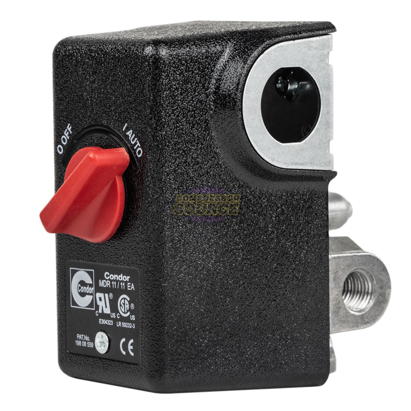 Condor 11LC2E Pressure Switch Control Valve 120-150PSI 4 Port 1/4″ FNPT MDR11/11