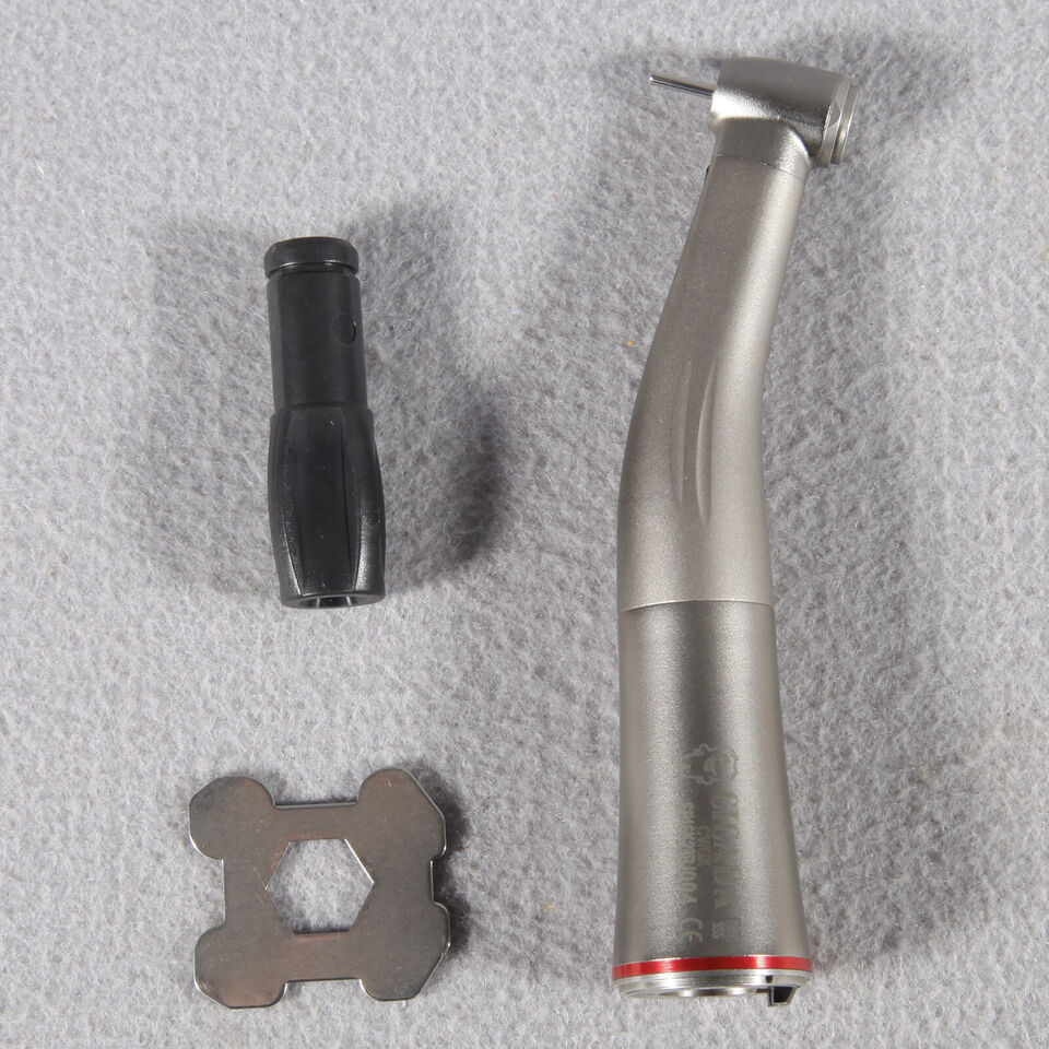 Dental 1:5 LED Electric Motor Handpiece High Speed Fiber Optic 45°Contra Angle
