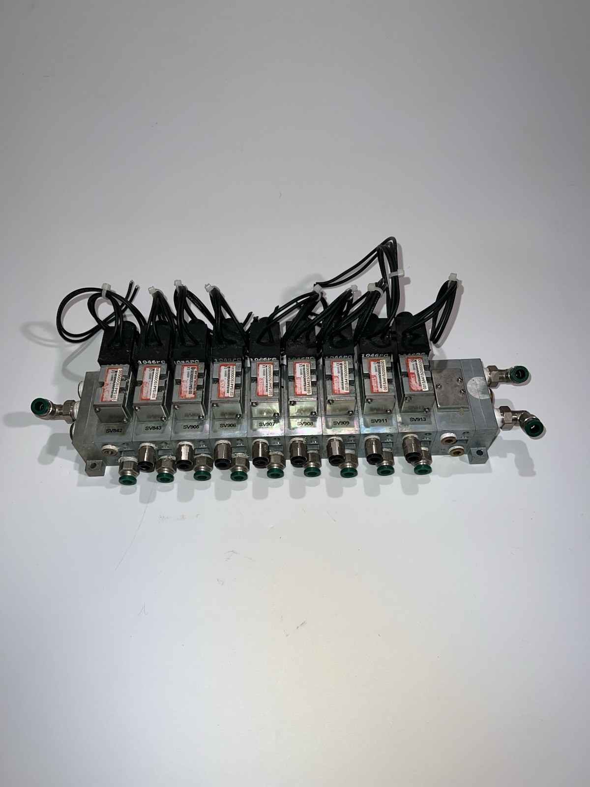 QUANTITY 9) NUMATICS 031SA415O000030 SOLENOIDS ON MANIFOLD SEE *NOTE*