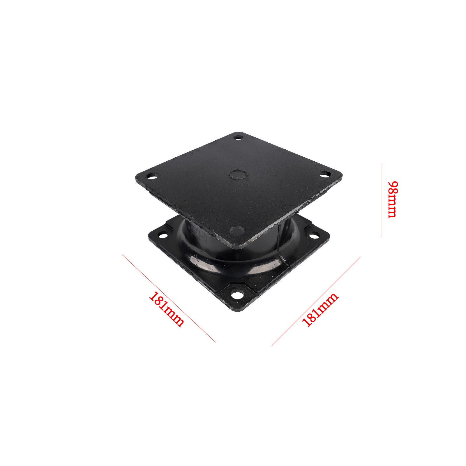 4Pcs Vibratory Plate Compactor Rubber Isolator Shock Mount for Stanley HS6000