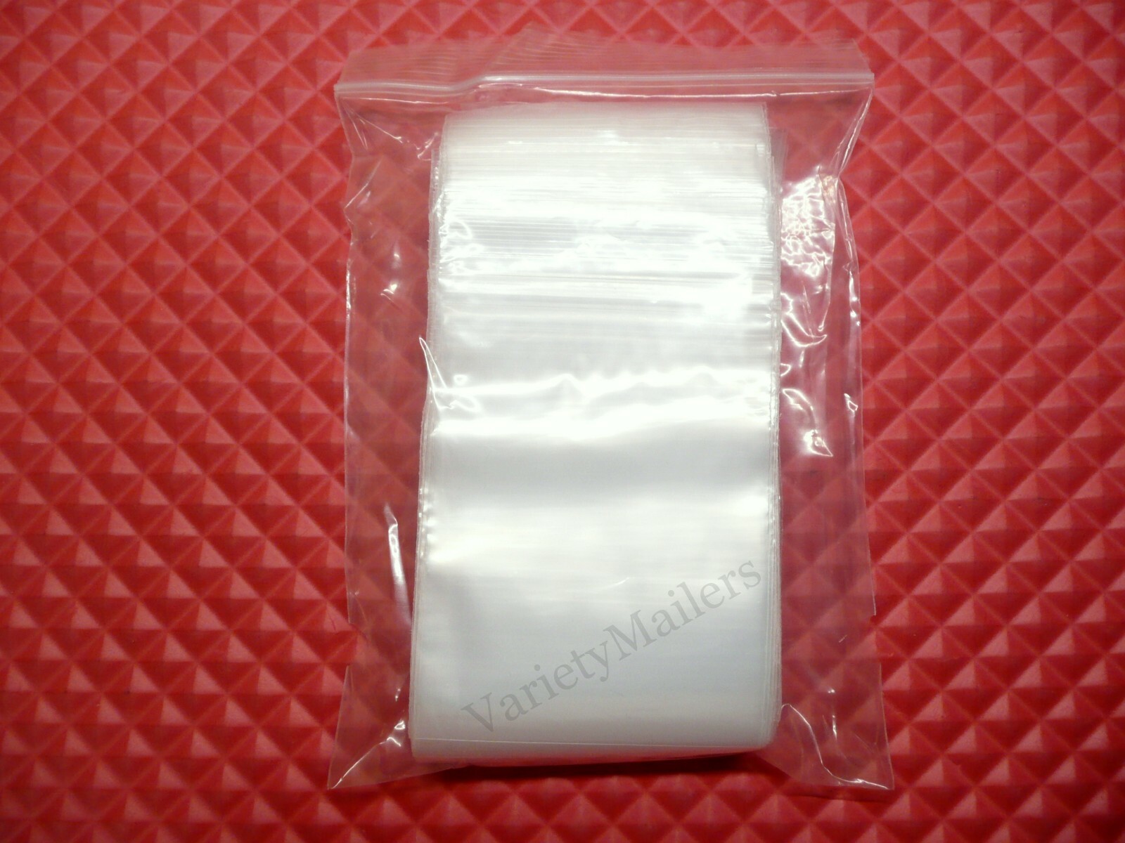 100 Reclosable Storage Bags 3”x 4” Clear 2 Mil Seal-Top Baggies 3×4