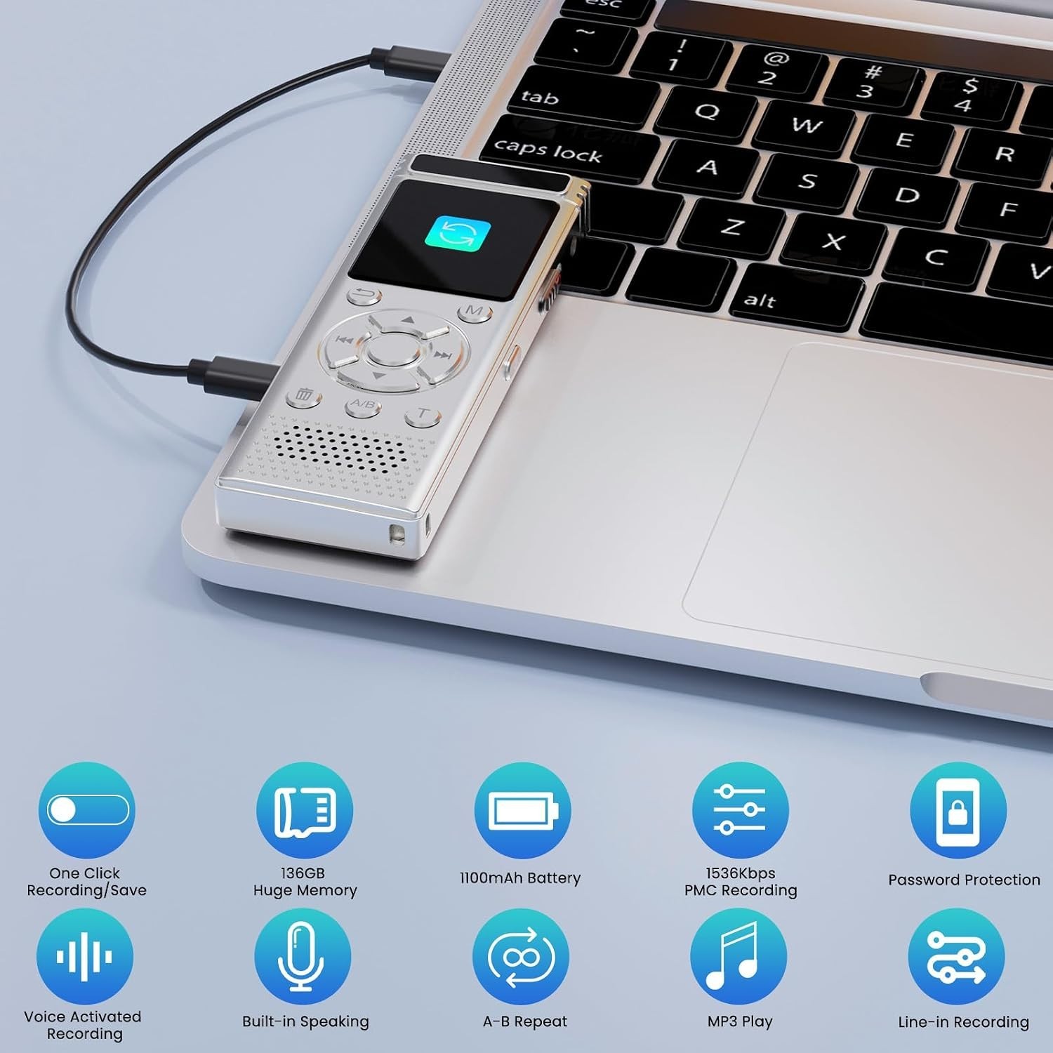 Lectures Meetings Interviews Recorder Silver